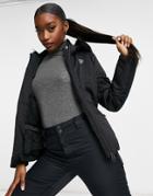 Dare2b X Swarovski Embellished Bejewel Ski Jacket In Black