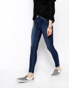 Cheap Monday Spray On Super Skinny Jeans - Mid Wash Blue
