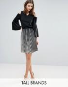 Y.a.s Tall Amelia Pleated Skirt Co-ord - Multi