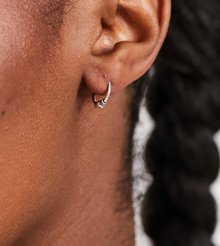 Kingsley Ryan Sterling Silver 12mm Rope Twist Hoop Earrings