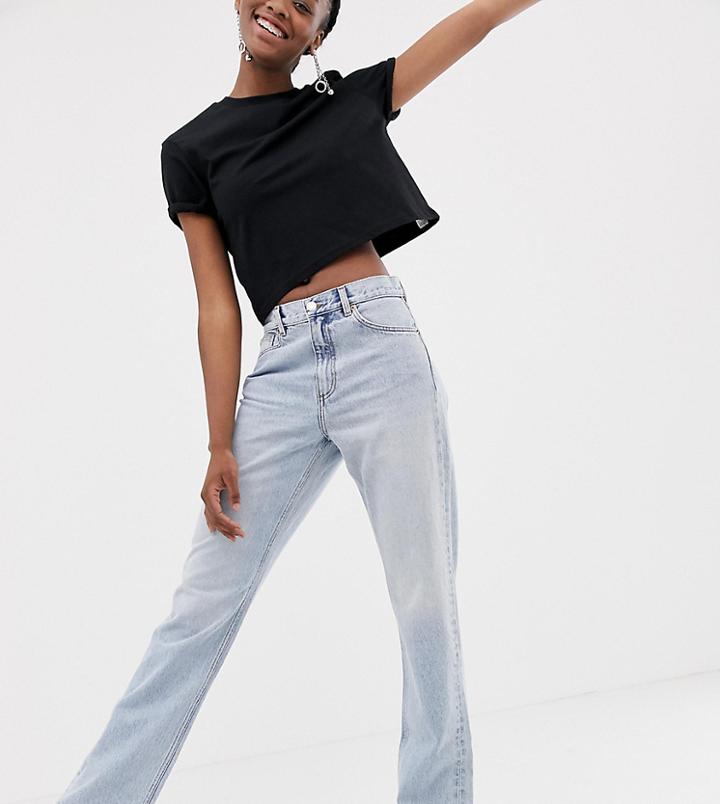 Monki Kyo Jeans In Light Blue