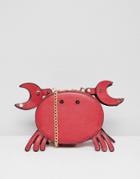 7x Novelty Crab Crossbody Bag - Red