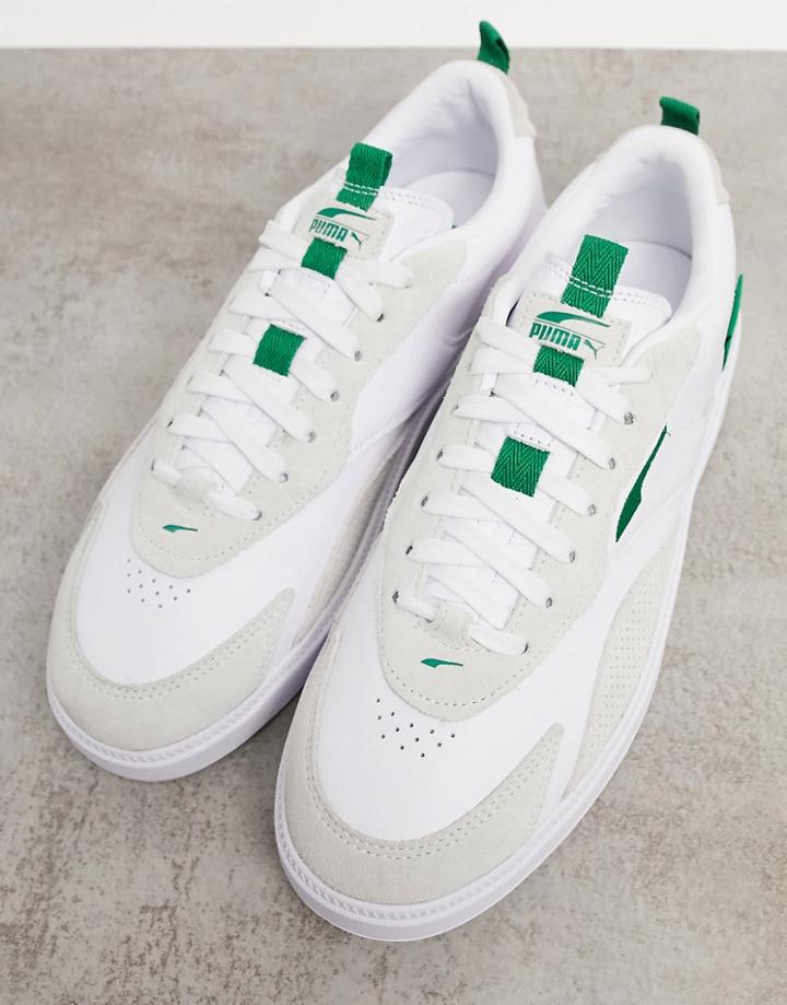 Puma Oslo Pro Leather Trainer In White