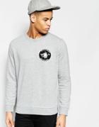 Love Moschino Wolf Patch Sweater - Gray