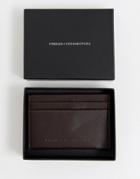 French Connection Premium Cardholder-brown