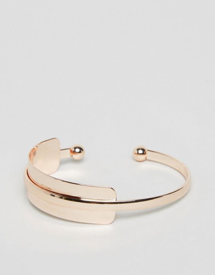 New Look Sleek Half Cuff - Pink