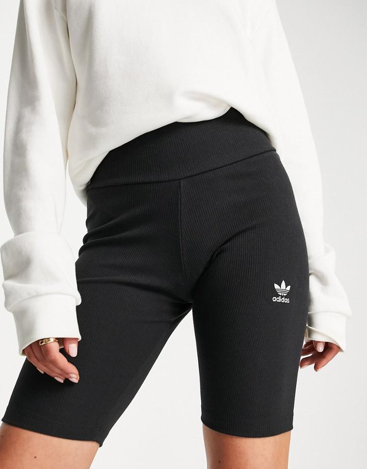 Adidas Originals Essential Legging Shorts In Black