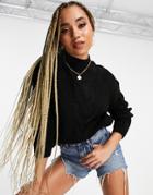 Na-kd Oversized Sweater In Black