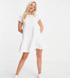 Asos Actual Athleisure Oversized T-shirt In Blue With Chest And Back Printed Logo-blues
