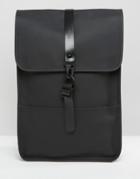 Rains Backpack In Black - Black