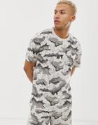 Puma Wild Pack T-shirt In Camo Print-gray