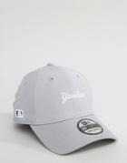 New Era 39thirty Cap Fitted Ny Yankees In Nylon Stretch - Gray