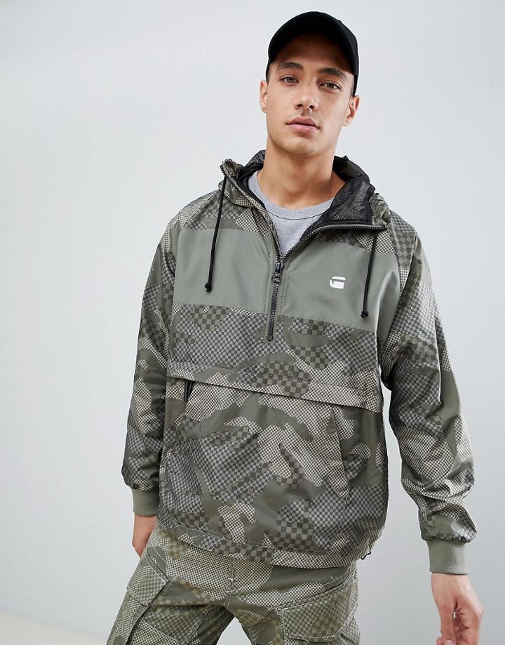 G-star Beraw Rodis Camo Anorak - Gray