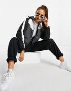 Threadbare Nate Jacket With Contrast Panels In Gray-multi