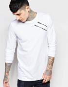 Lindbergh T-shirt With Zips - White
