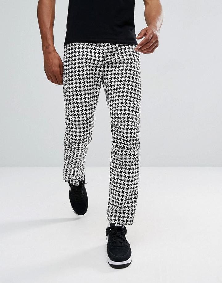 G-star Elwood 5622 X 25 Pharrell Jeans In Houndstooth - Black