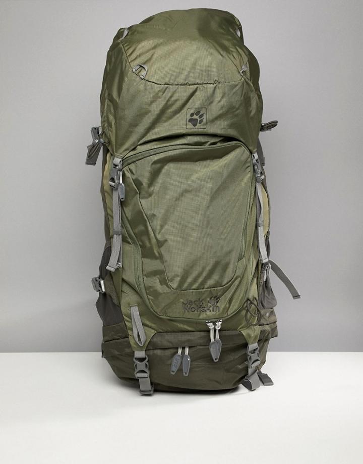 Jack Wolfskin Highland Trail Xt 50 Backpack In Khaki - Green