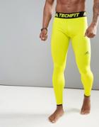 Adidas Tech Fit Pro Tights - Yellow