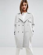Native Youth Bonded Over Coat - Gray