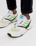 Adidas Originals Zx4000 Sneakers In White - White