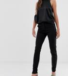 Y.a.s Tall Ecco Tailored Ankle Length Cigarette Pants In Black