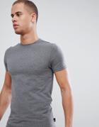 Burton Menswear Muscle Fit T-shirt In Gray - Gray