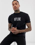 Night Addict Offline T-shirt-black
