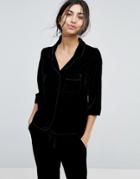 Hunkemoller Velvet Jacket - Red