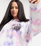 Another Reason Plus Oversized Hoodie In Tie Dye Two-piece-multi