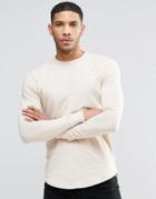 Gym King Long Sleeve T-shirt - Sand