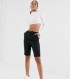 Asos Design Tall City Shorts-black