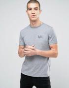 Emporio Armani Ea7 T-shirt With Chest Logo In Gray - Gray