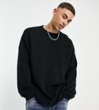 New Look Relaxed Knitted Sweater In Black
