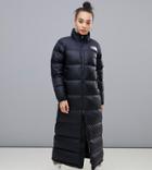 The North Face Womens Nuptse Duster In Black - Black