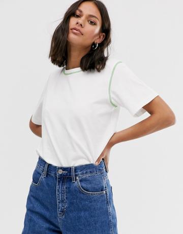 L.f.markey Basic T-shirt In White - White