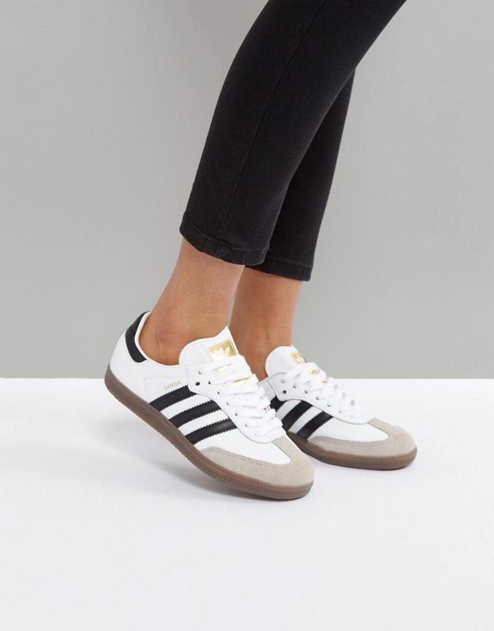 Adidas Originals Samba Trainer - White