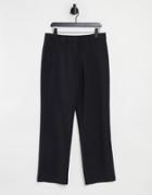 Y.a.s Wide Leg Tailored Pants In Black