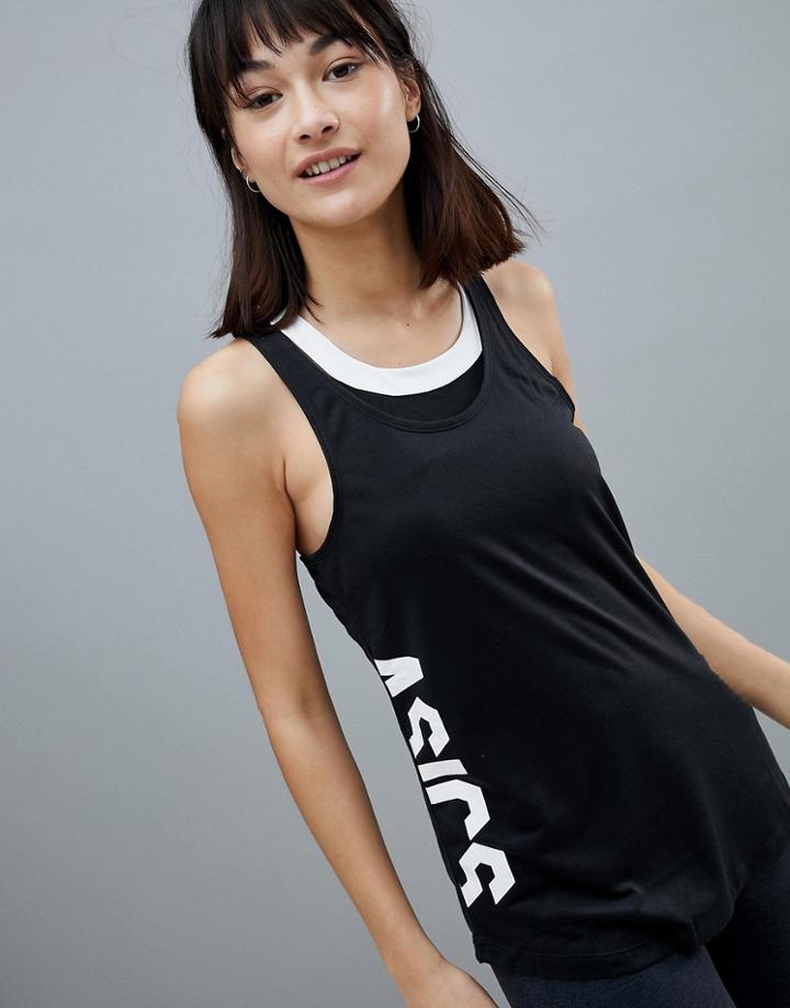 Asics Training Essential Tank In Black - Black