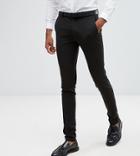 Asos Tall Super Skinny Fit Suit Pants In Black - Black