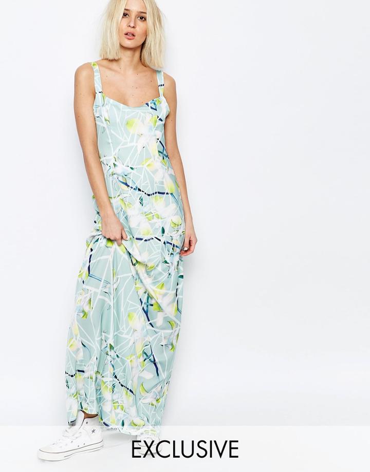 Every Cloud Segmented Lily Raia Maxi Dress - Multi