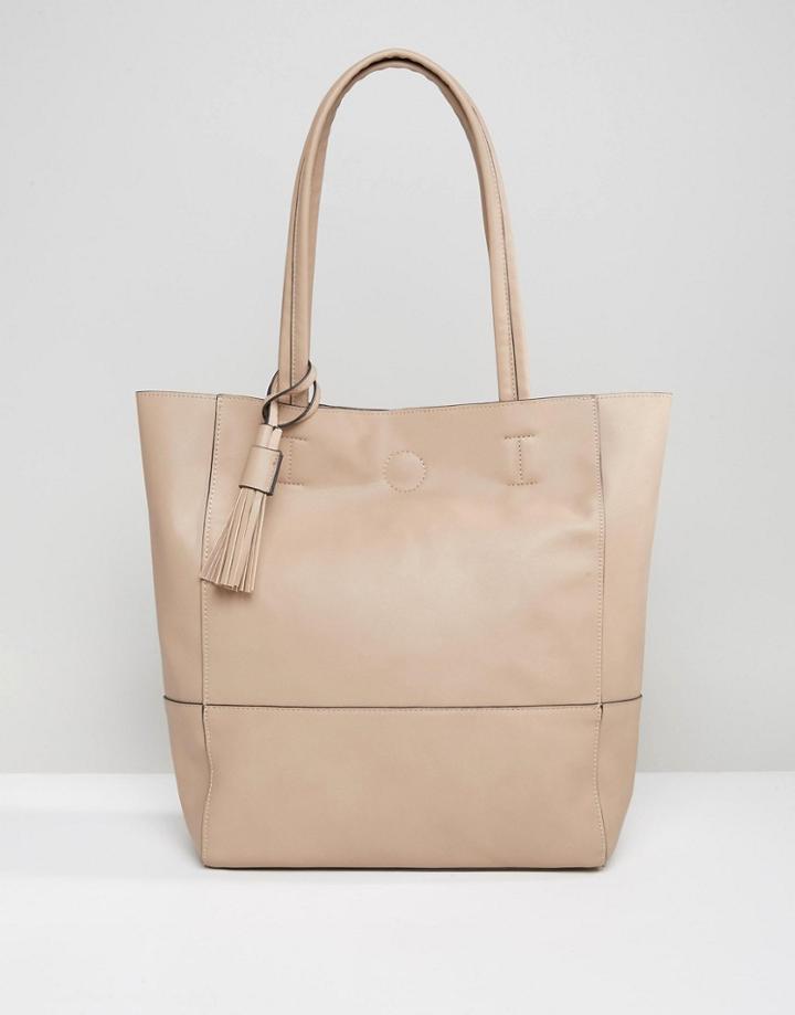 Qupid Shopper Bag - Stone