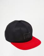 Asos Snapback Cap In Contrast Scuba