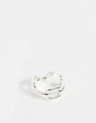Wftw Chain Detail Ring In Silver