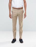 Selected Homme Suit Trousers In Sand - Stone