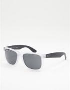 Ray-ban Unisex Justin Square Sunglasses In Clear 0rb4165
