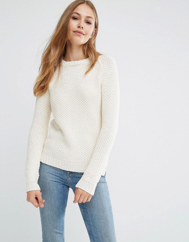 Pepe Jeans Camelia Cable Knit Jumper - Red
