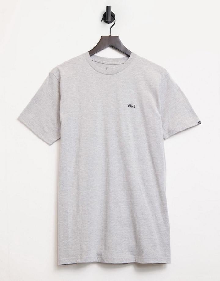 Vans Gray Small Logo T-shirt-grey