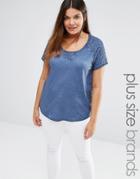 Junarose Caitlin T-shirt - Blue