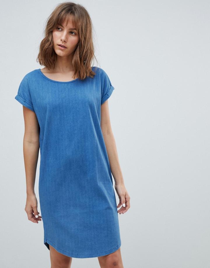 Ichi Denim Shift Dress - Blue