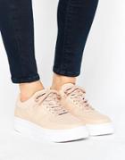 Pull & Bear Leather Look Chunky Sneaker - Pink